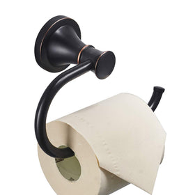 BESy oil rubbed bronze toilet paper holder wall mounted for sturdy daily use.