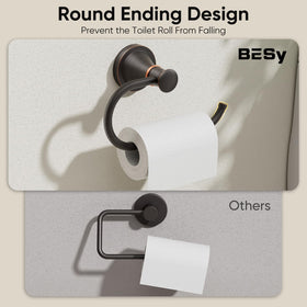 BESy wall-mounted hanger detail shows concealed screws for clean, wobble-free installation.