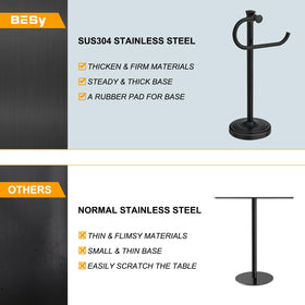 BESy space-saving stand can be moved to fit any room