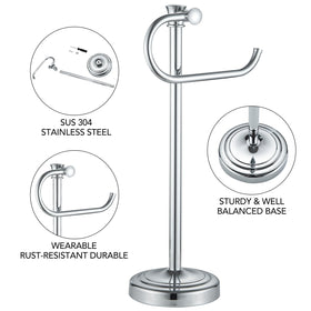 BESy stainless steel towel bar hanger resists rust for daily use