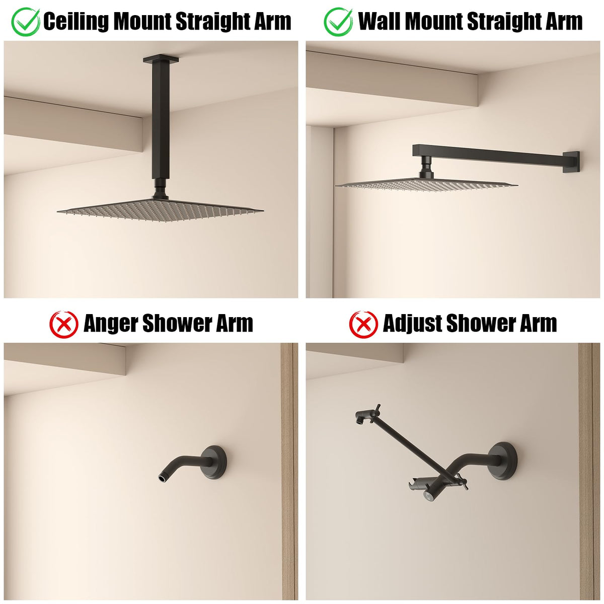 Besy swivel adapter allows angle adjustment for personalized spray
