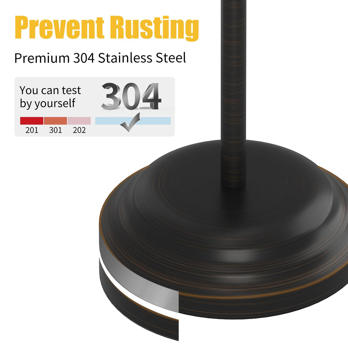 BESy wide base provides stable support during use.