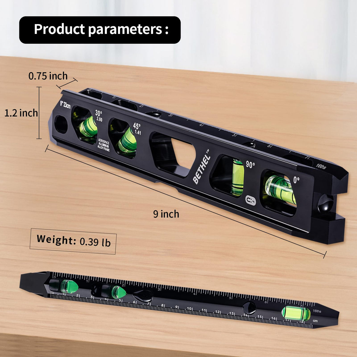 BETHEL level shows four high-visibility bubbles for quick reads from multiple angles.