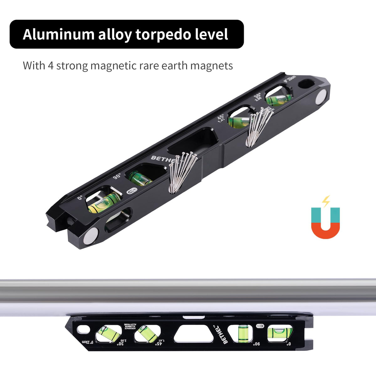 BETHEL V-groove guides pipes and conduits for easy alignment.