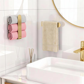 Bethom bathroom and kitchen organization with accessible hand towels