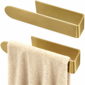 Bethom gold towel holder base with strong adhesion for durable bathroom use