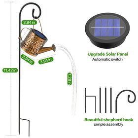 BETOLEAN metal hanging garden lights add elegant outdoor decor