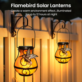 Betolean solar-powered lights charge in sun and light nights automatically.
