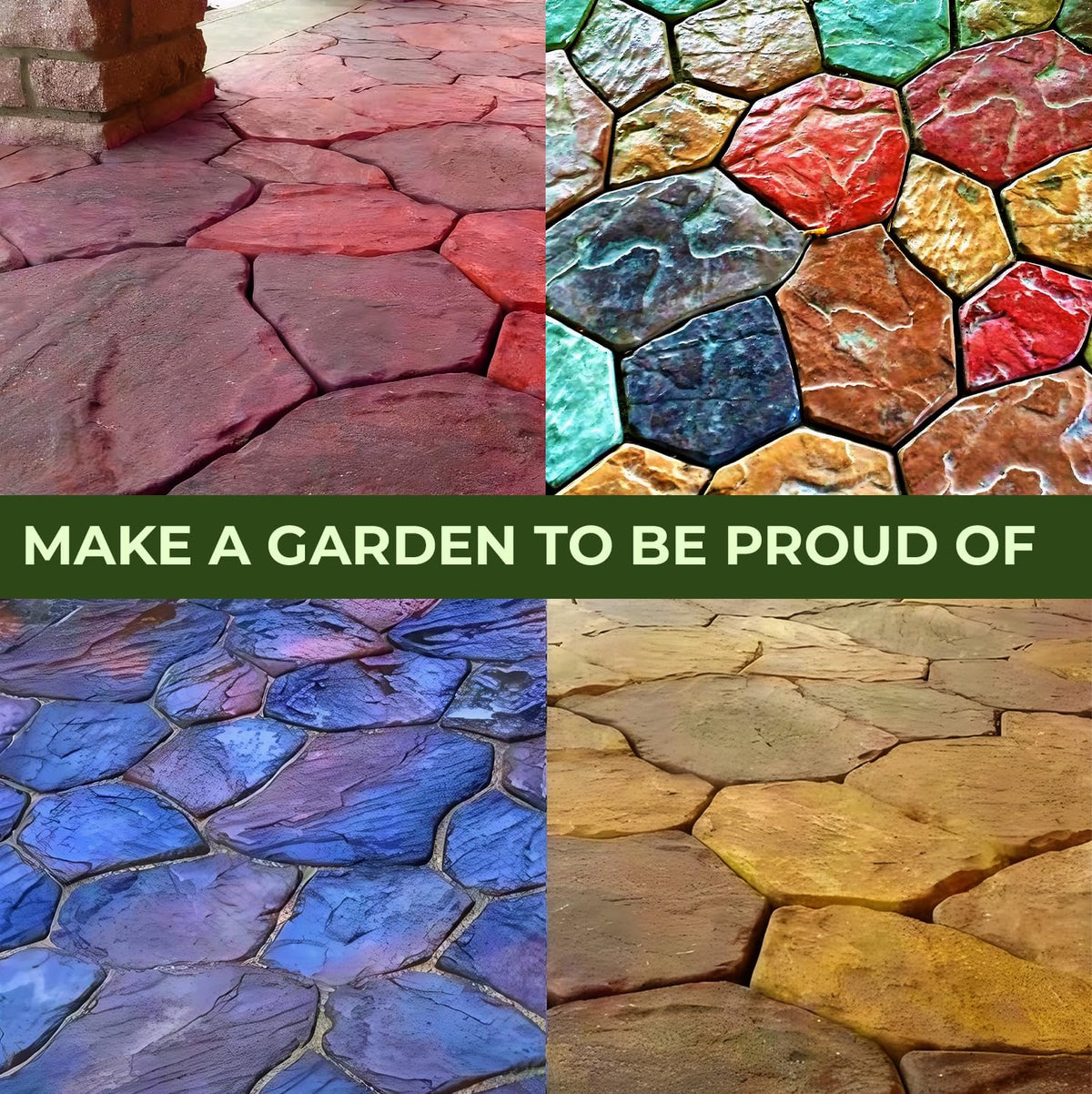 BETONEX ABS concrete molds 2mm thick for precise, long-lasting pavers.