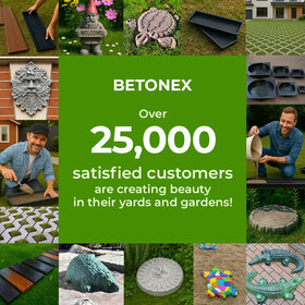 BETONEX cement mold for garden stones and decorative features