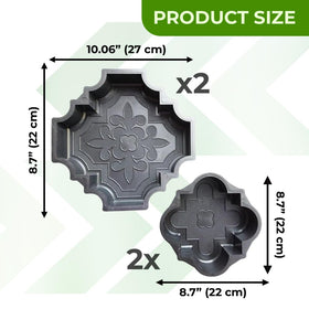 BETONEX concrete mold for garden walkway and stepping stones creation