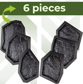 BETONEX reusable paver molds for easy, repeated garden tile production.