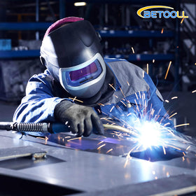 BETOOLL compact regulator assembly fits tighter spaces on the shop bench.