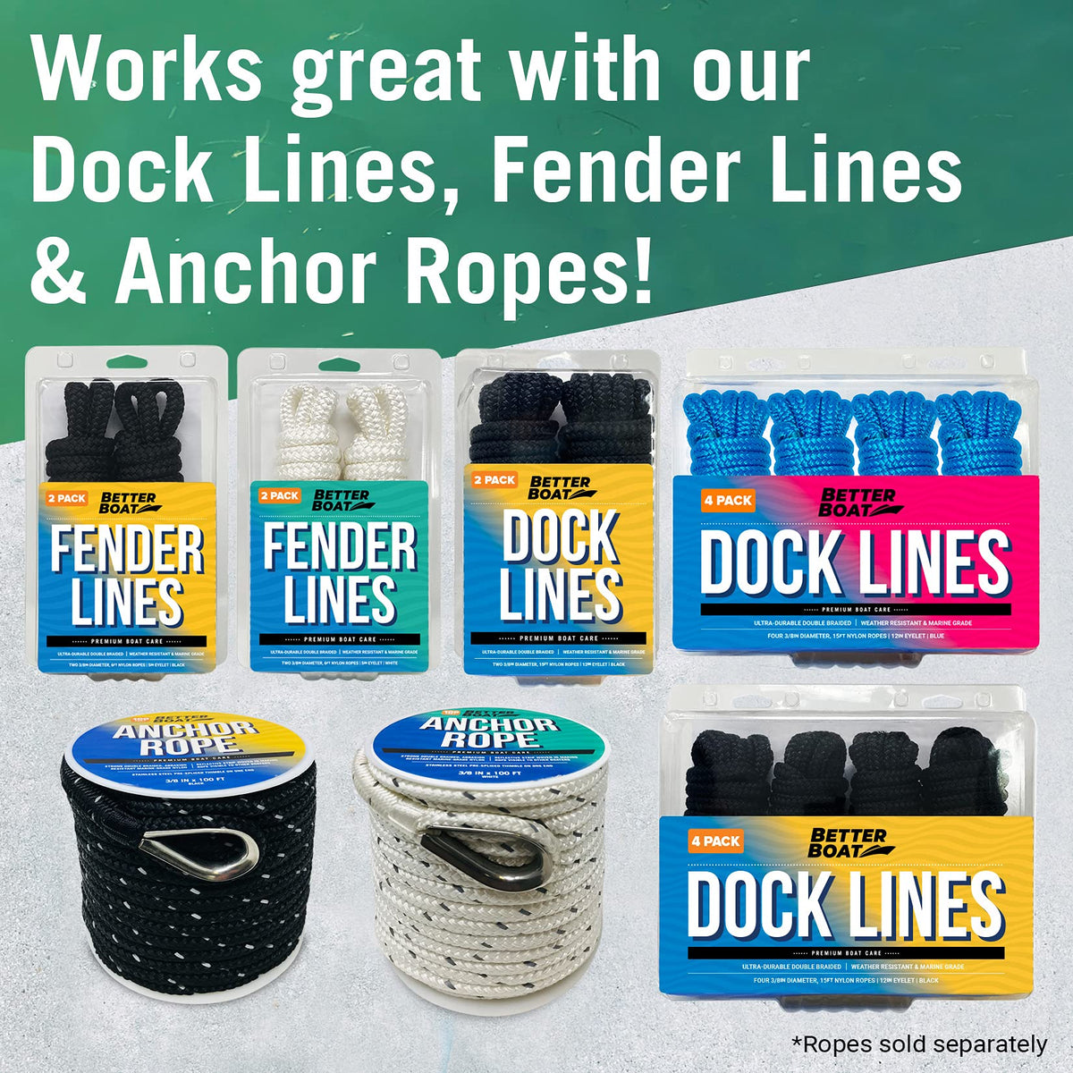 Better Boat family-owned brand shot for premium boating accessories.