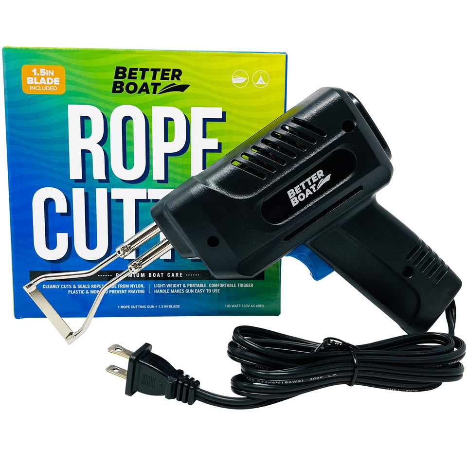 Better Boat hot knife rope cutter for quick, clean rope cuts on boats.