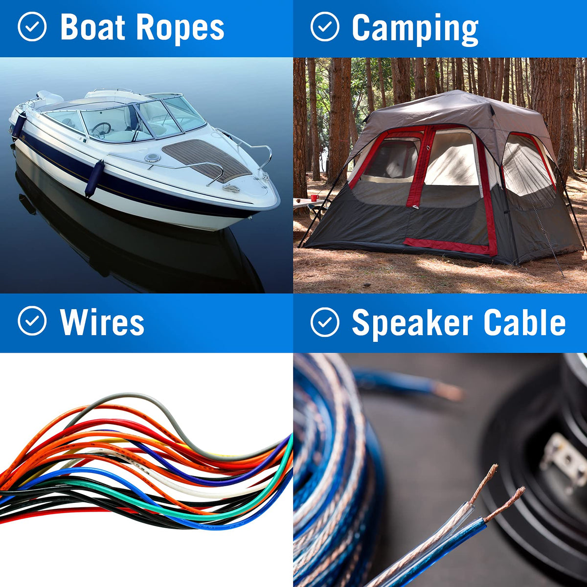 Better Boat portable ergonomic handle enables comfortable, precise cuts.