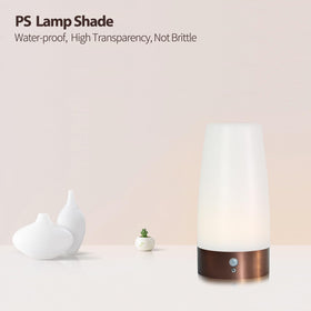 Betus battery-operated table lamp for cordless placement anywhere