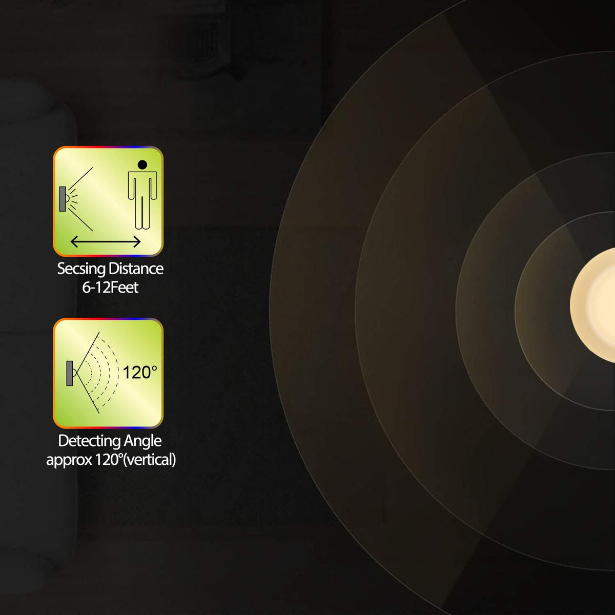 Betus versatile use in bedroom, nursery, kitchen, or hallway