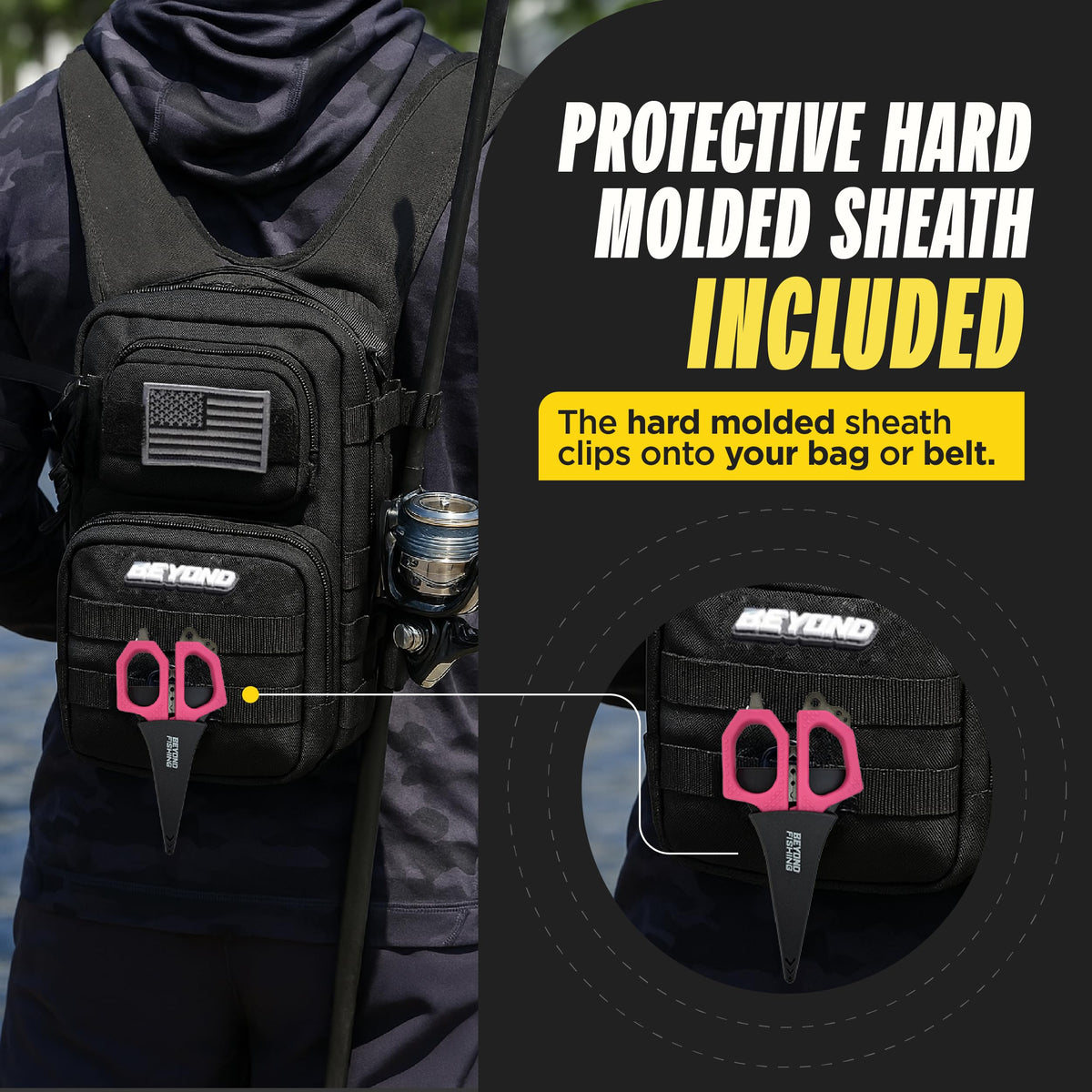 Beyond Braid lock sheath keeps blades safe on the move