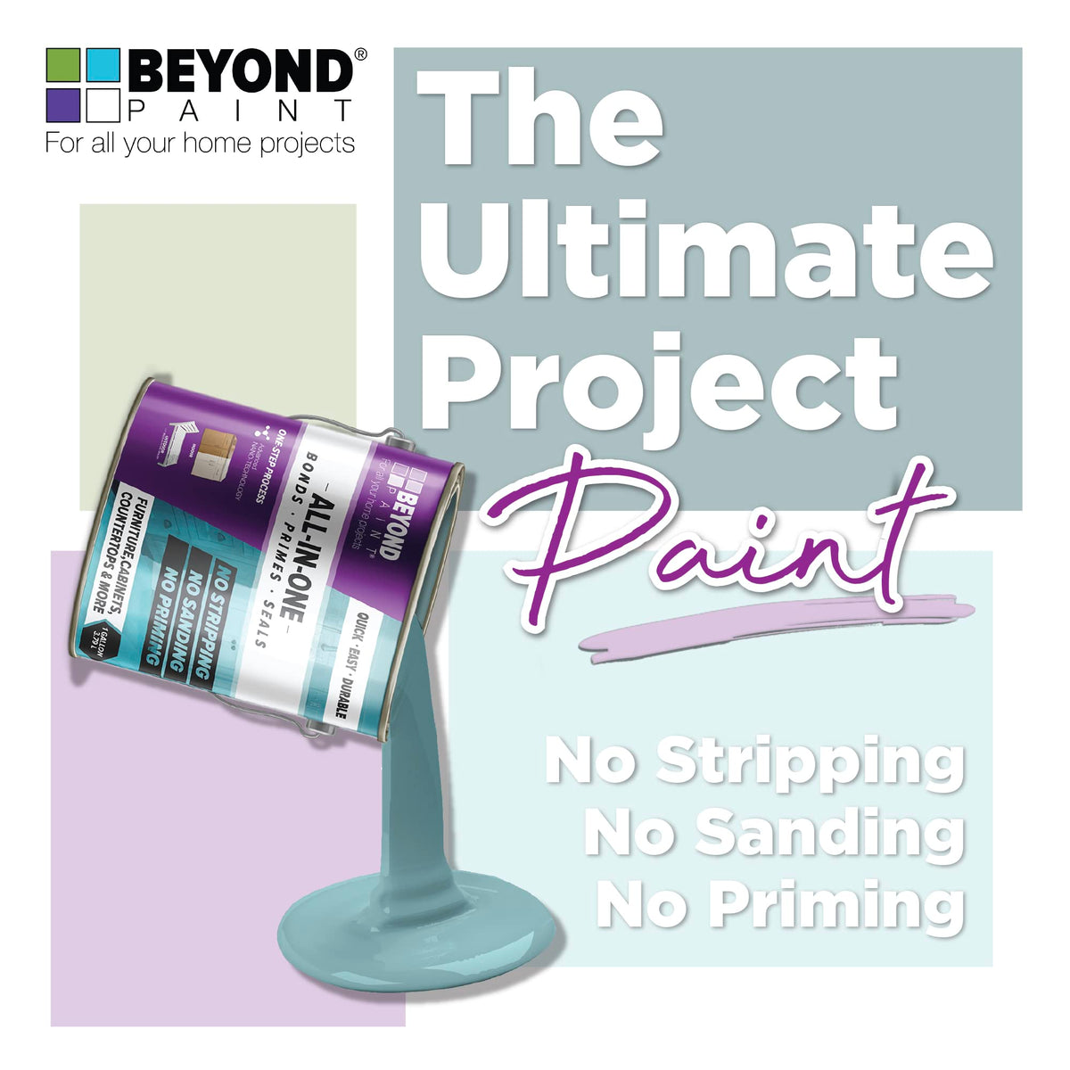 Beyond Paint multipurpose sealer pairing adds extra durability.
