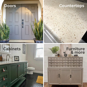 Beyond Paint self-leveling-5-sq-ft shows efficient coverage with two coats.