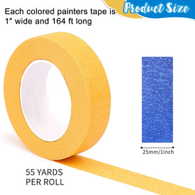 BFHKXW masking tape light blue roll great for art projects and organization