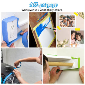 BFHKXW masking tape pink roll for kid-friendly projects and labeling