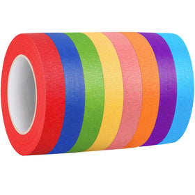 BFHKXW color masking tape yellow roll ideal for labeling and crafts