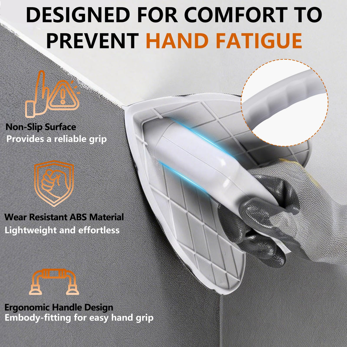 BFZRDT ABS-bodied sander blends light weight and durability.