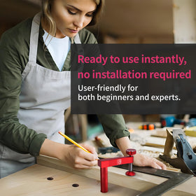 BGASNW bench dog clamp color design improves quick setup.
