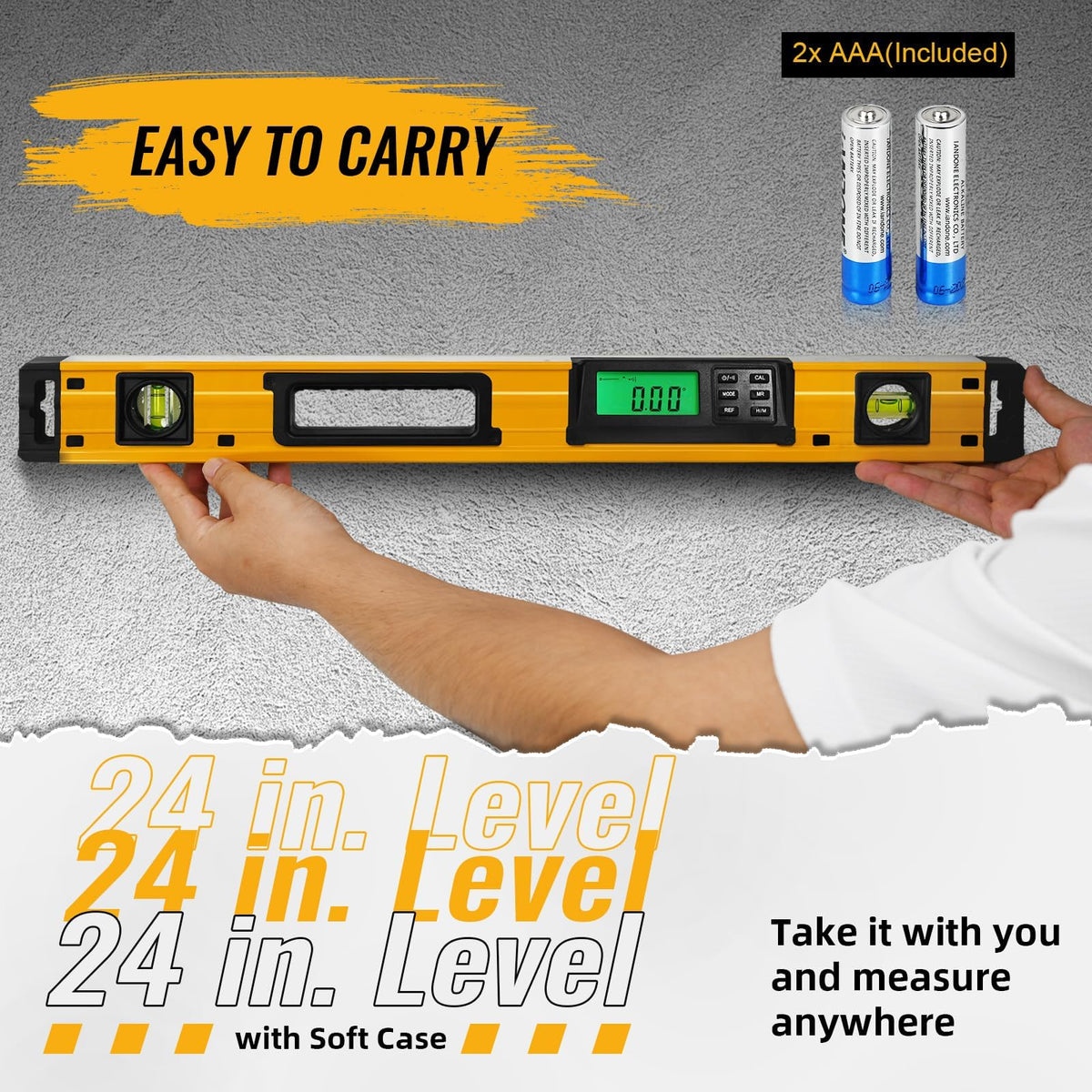 Bghdas Protractor mode assists bevel measurements during projects