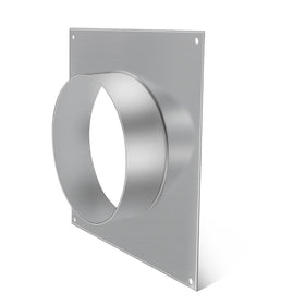 Bghdas 4-inch duct flange with square spigot for secure duct connections.