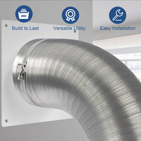 Bghdas galvanized steel duct connector close-up showing durable construction.
