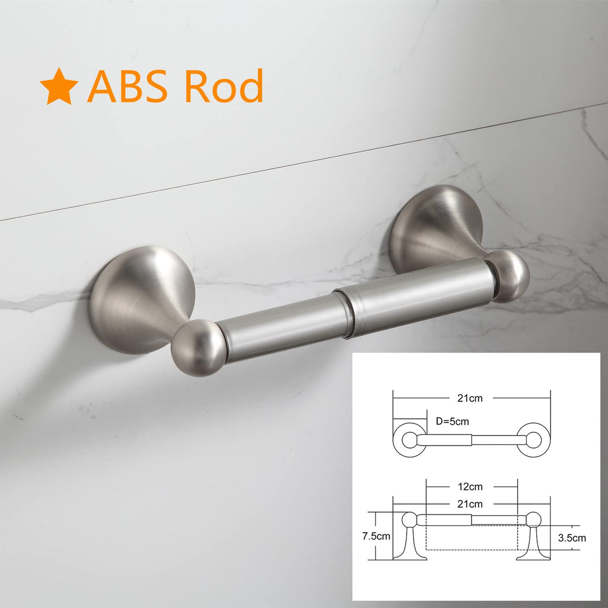 BGL adjustable towel bar extended to 24 inches for versatility