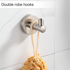 BGL brushed nickel finish enhances bathroom style while resisting moisture.