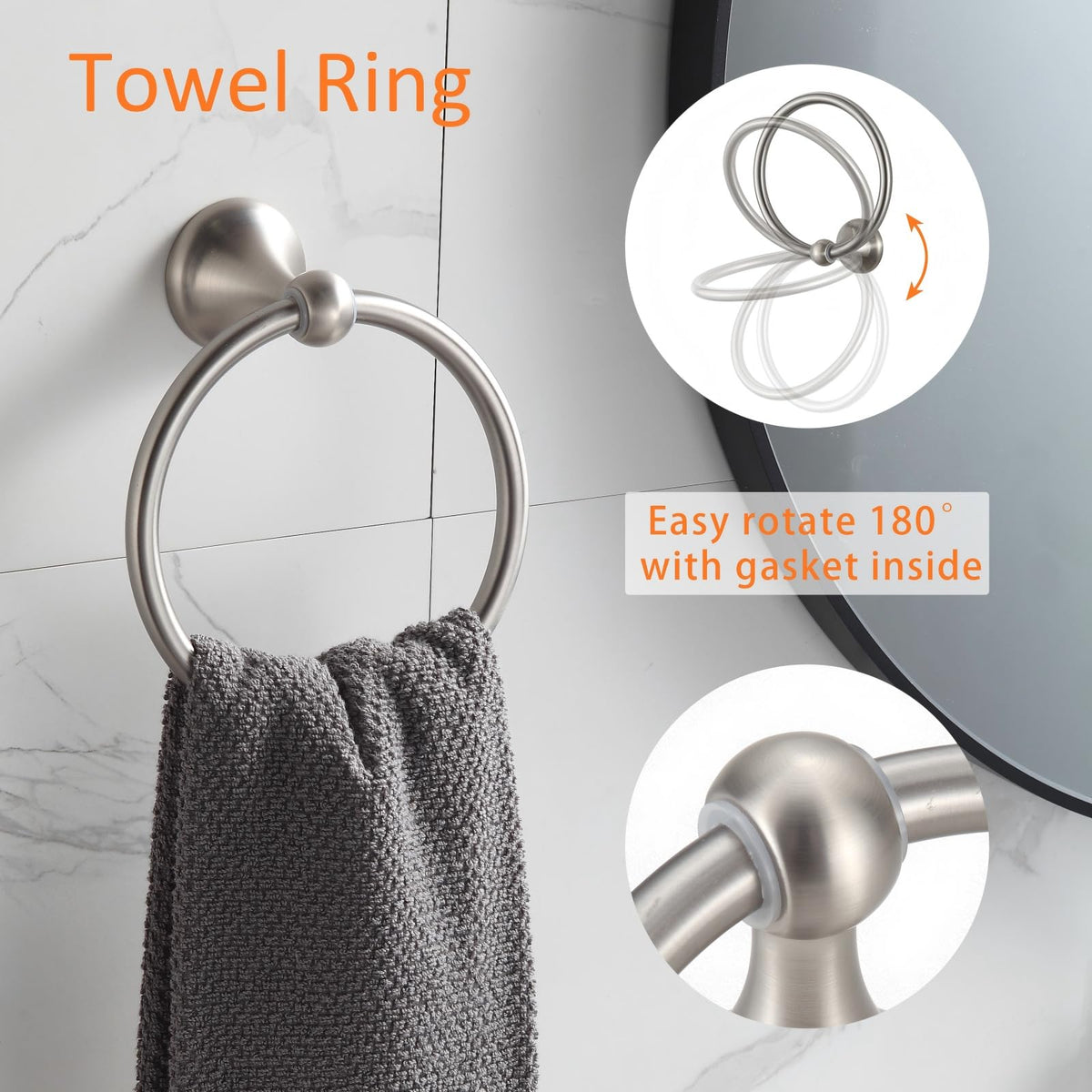 BGL robe hook adds organized versatility for robes and towels