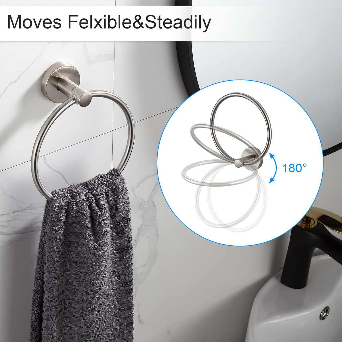 BGL robe hooks keep robes and coats secure in a slim rust-resistant frame.