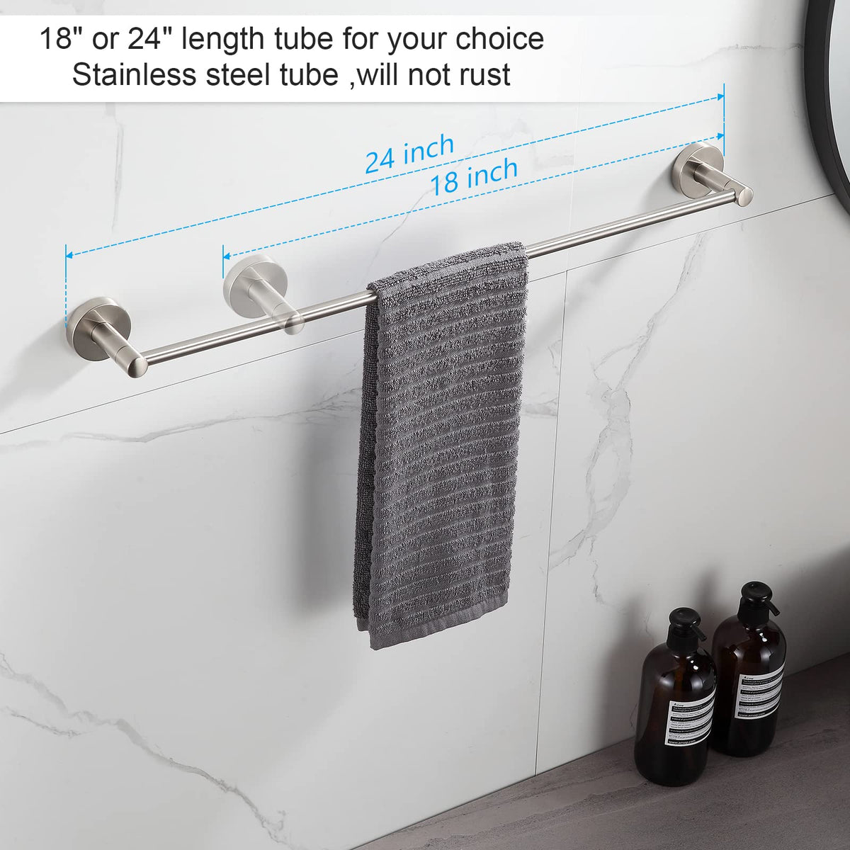 BGL brushed nickel toilet paper holders for durable bathroom styling.