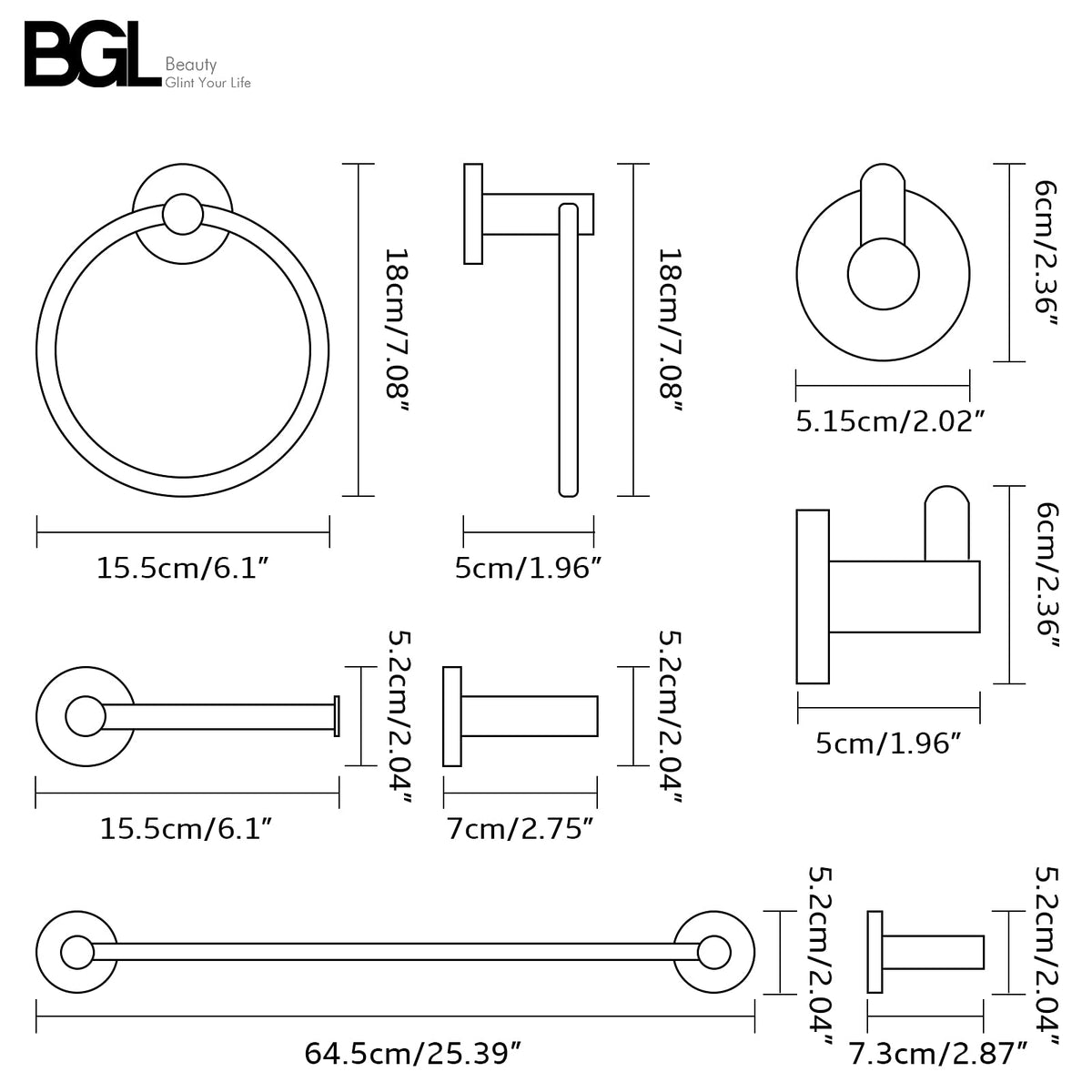 BGL installation packaging included closeup demonstrates all screws and manual ready