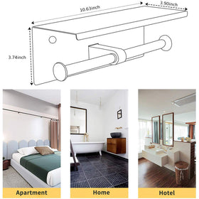 Includes easy-installation pack with concealed screws for quick setup.
