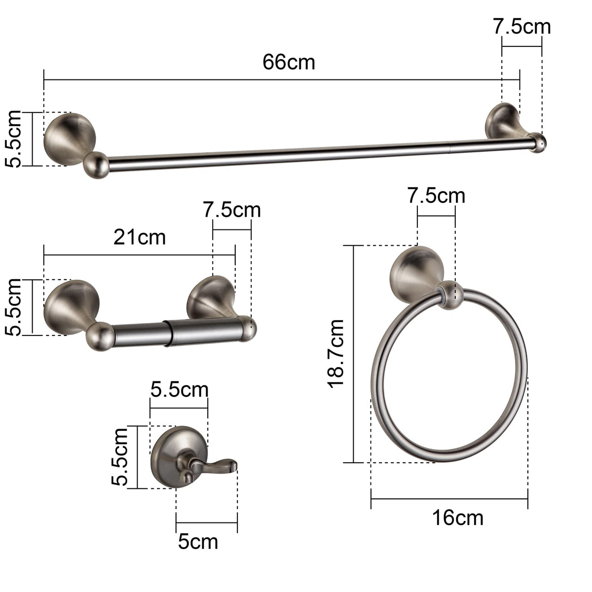 BGL Y-shaped robe hooks in use for space saving