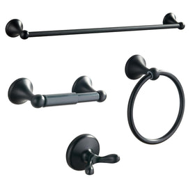 BGL adjustable towel bar extended to 24 inches for flexible storage in the bathroom.