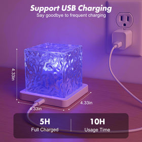 Bgmonster compact shower light design fits bathrooms, bedrooms, or cafes for ambience.