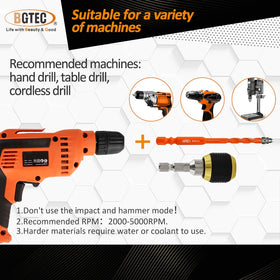 BGTEC packaged set ready for shop tasks across wood, tiles, and masonry