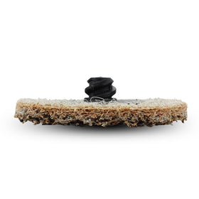 BHA 2 inch tan coarse disc odd angle access demonstrates reach