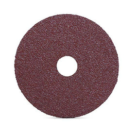 BHA aluminum oxide resin fiber sanding disc close-up showing grit texture for smooth metal blending