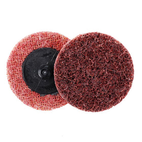 Close-up of BHA disc showing 2in red medium for precise prep