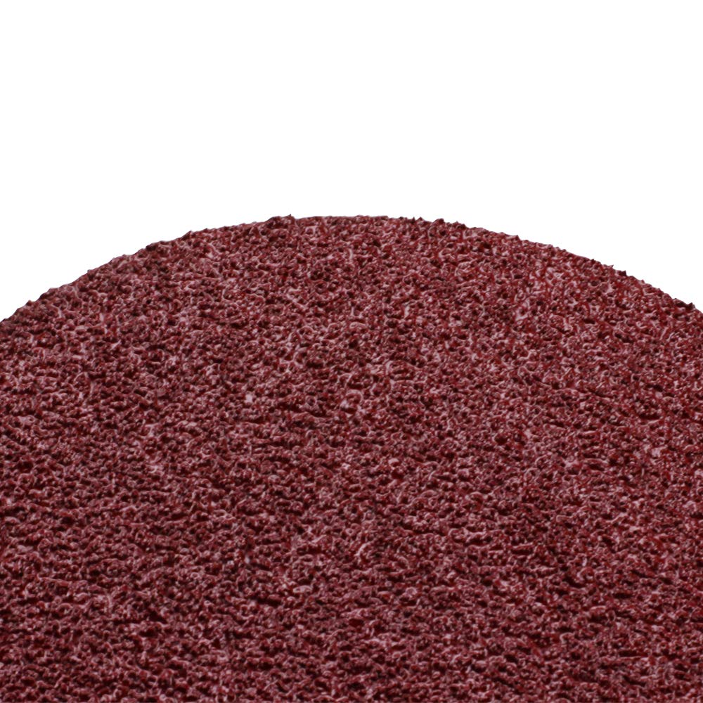 BHA disc smoothing metal, wood, and fiberglass with versatile resin fiber backing