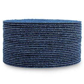 BHA zirconia resin fiber disc in action against ferrous and non-ferrous metals for grinding