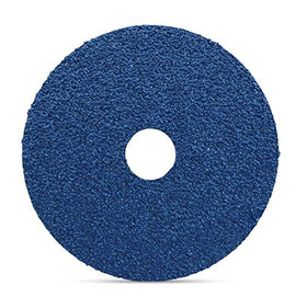 BHA zirconia disc texture closeup, 24 grit, ideal for metal grinding